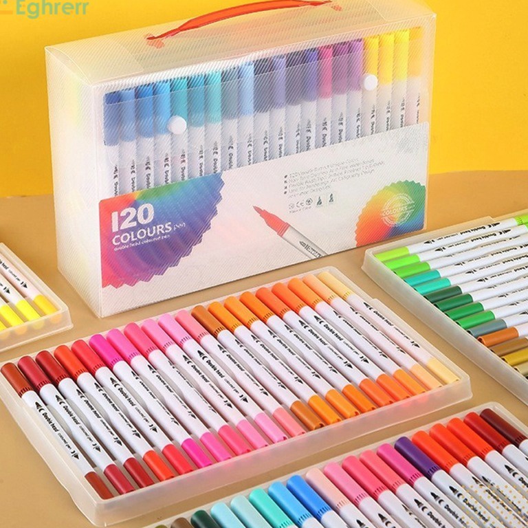 

KODE N14Z Eeghrerr Hightune Spidol Warna Pen Washable Hook Pen Air Warna Anakanak Pen Warna Air Warna Double Headed Pen 36Set Warna