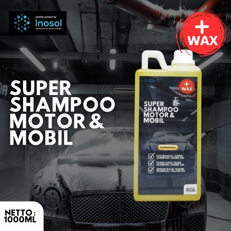 super shampoo motor mobil wax inosol