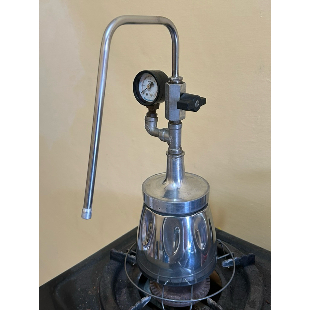 Steamer Susu Manual . Red Steamer 600mL . Mulus No Minus, tinggal pakai