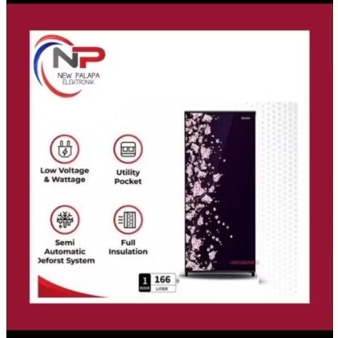 LEMARI ES SHARP SJ-N182D SAKURA