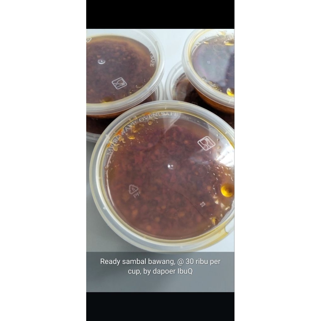 

sambal Bawang IbuQ enak mantap pedasnya