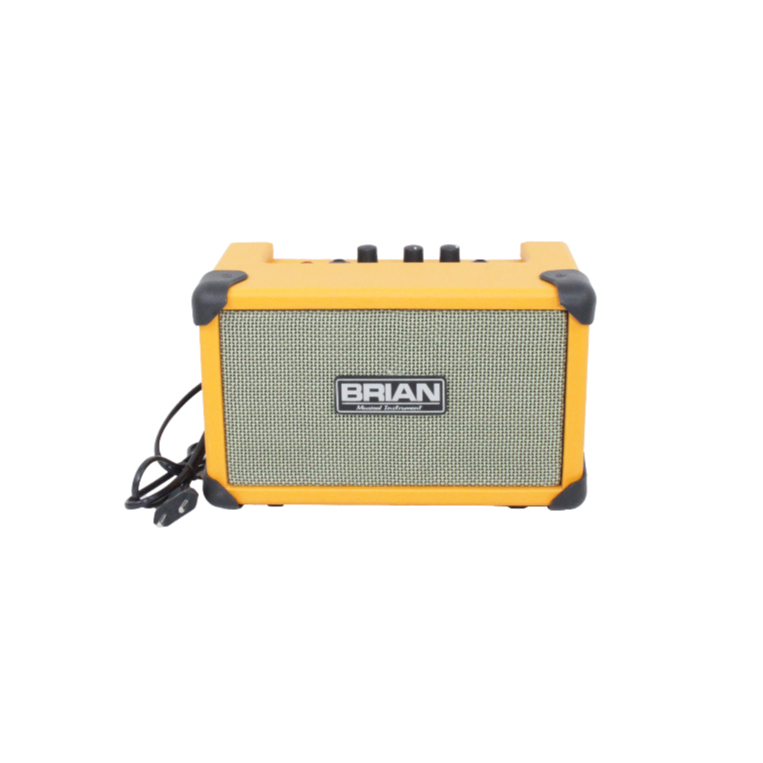 Promo Ampli Mini Gitar Dan Bass Akustik Dan Elektrik 4 Inch Warna Orange Merk Brian Murah Jakarta