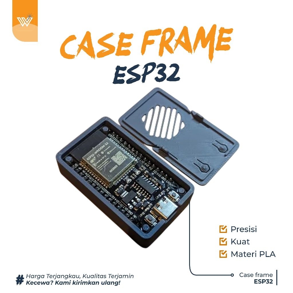 Case Box ESP32 WROOM Minimalis Frame Housing Casing Enclosure