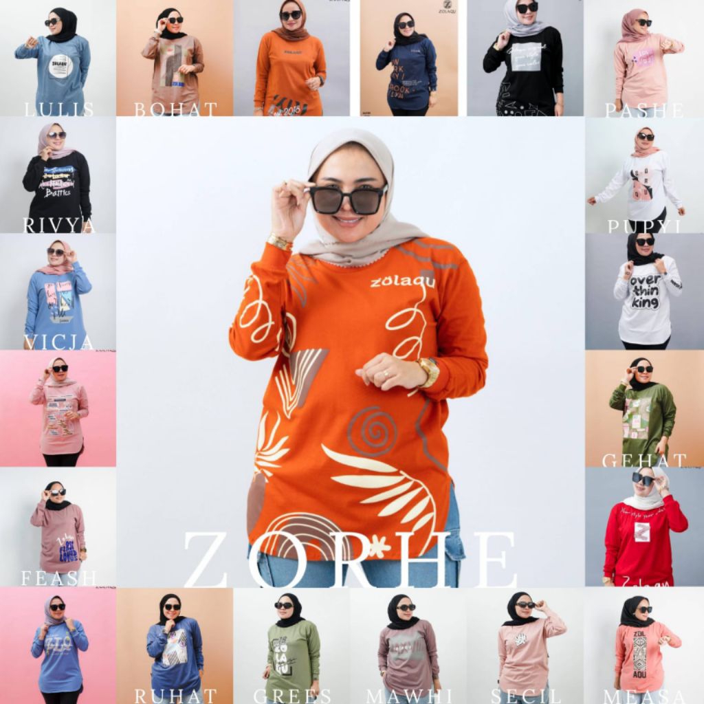 blouse zolaqu original / zolaqu semi tunik / zolaqu ovale