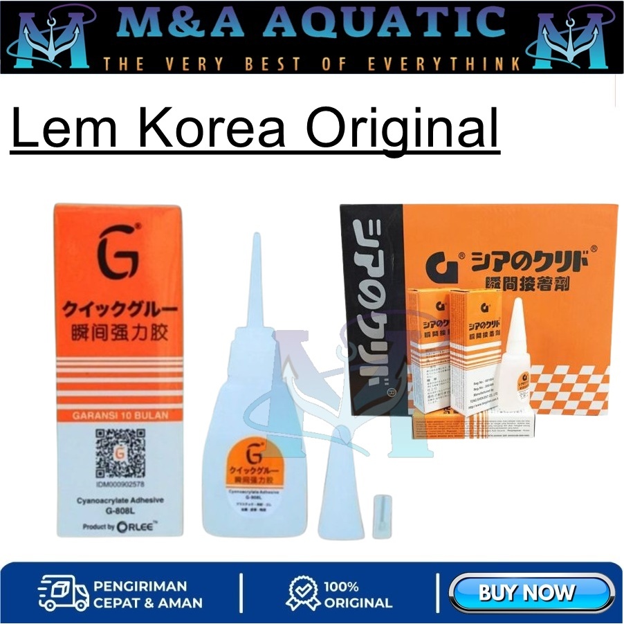 

Lem Korea / Lem G Asli / Lem Serbaguna Lem Setan Lem Super Kualitas Original 100%