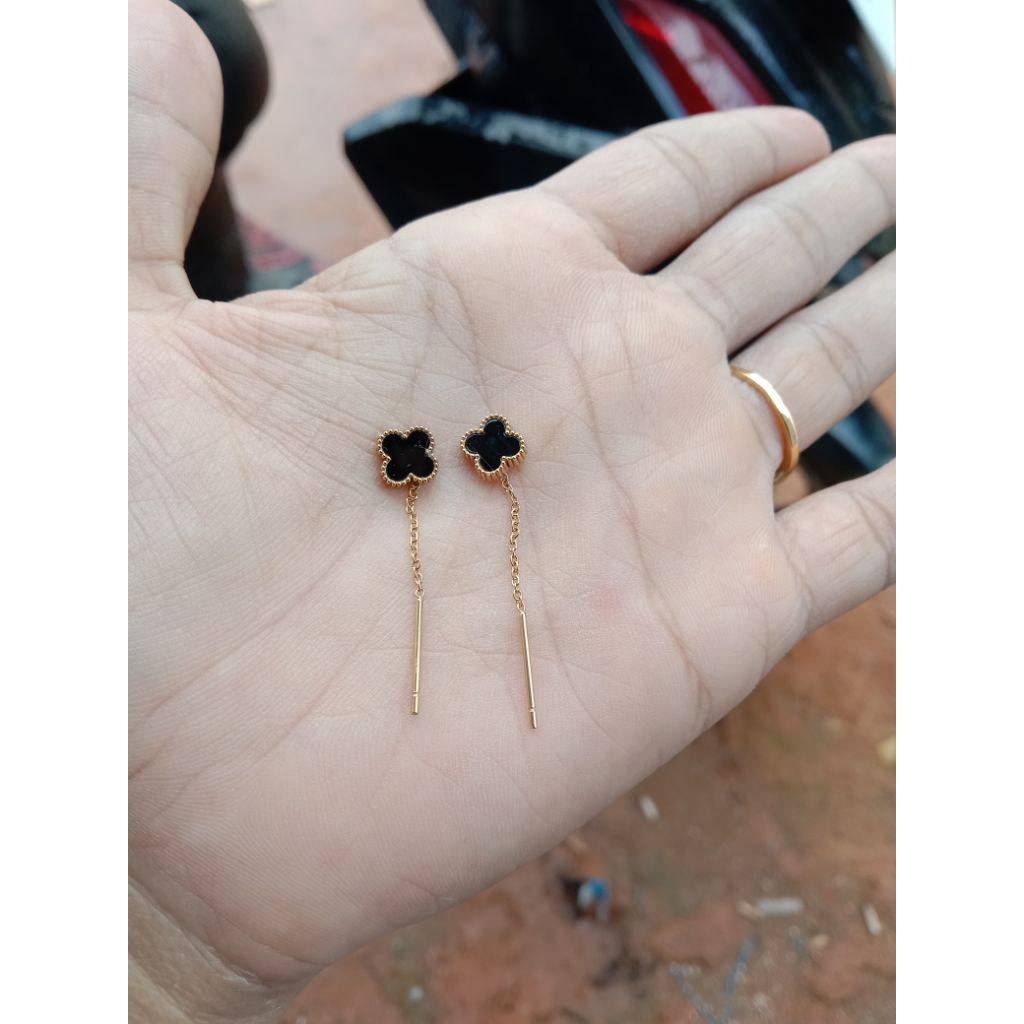 Anting Panjang Titanium Anti Karat Anti Luntur