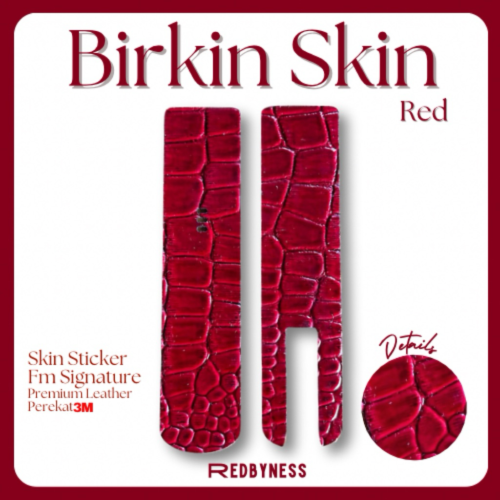 

redbyness|Sticker Skin Brikln Red FM Signature