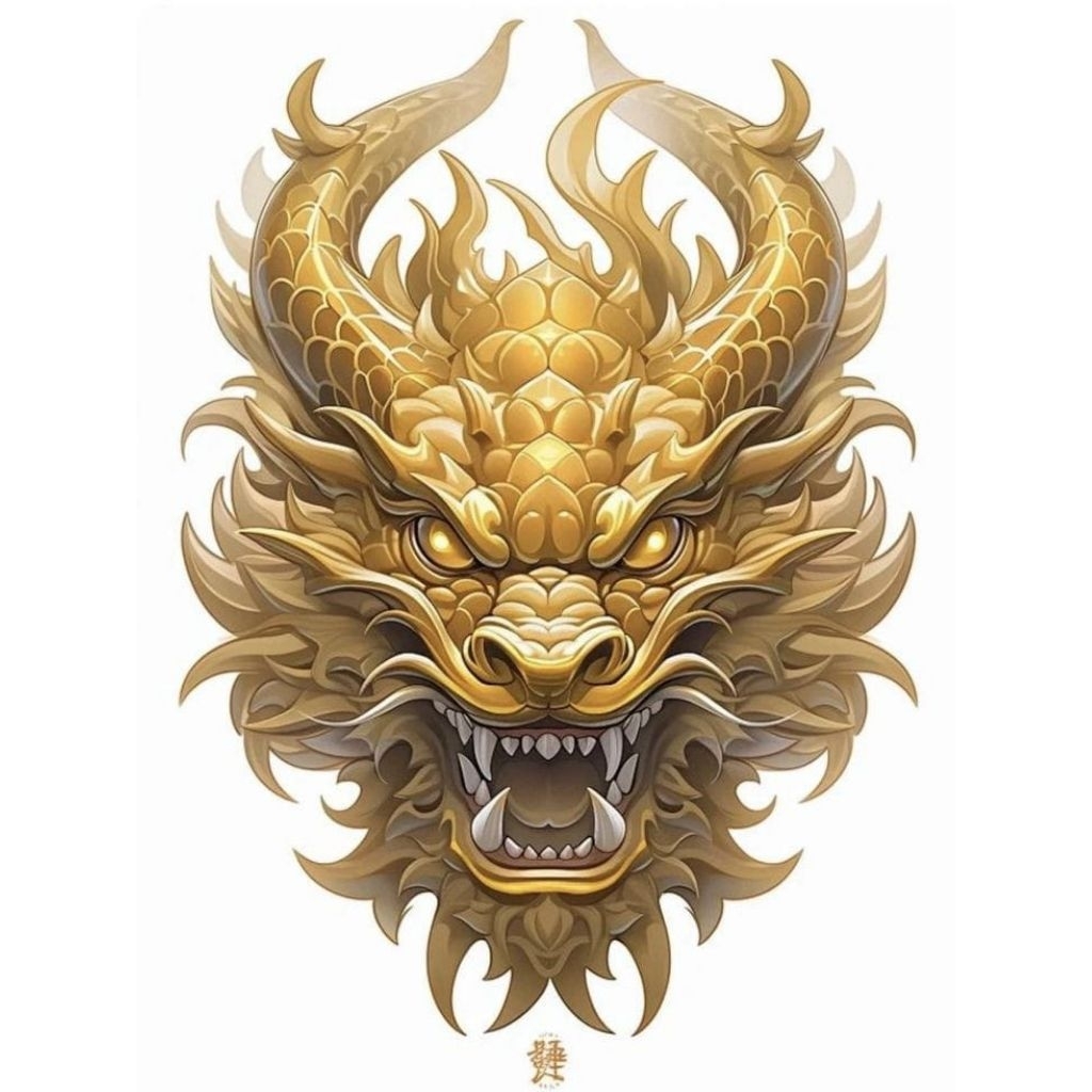 

stiker 3D naga keren, stiker print sudah cutting, size 15 x 20 cm, anti air