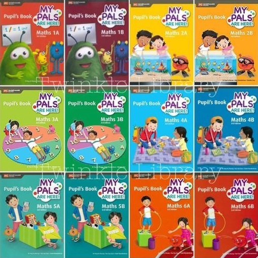 KODE K35K BUKU FISIK My Pals are Here Maths 1A 1B 2A 2B 3A 3B 4A 4B 5A 5B 6A 6B Pupils Book  Workboo