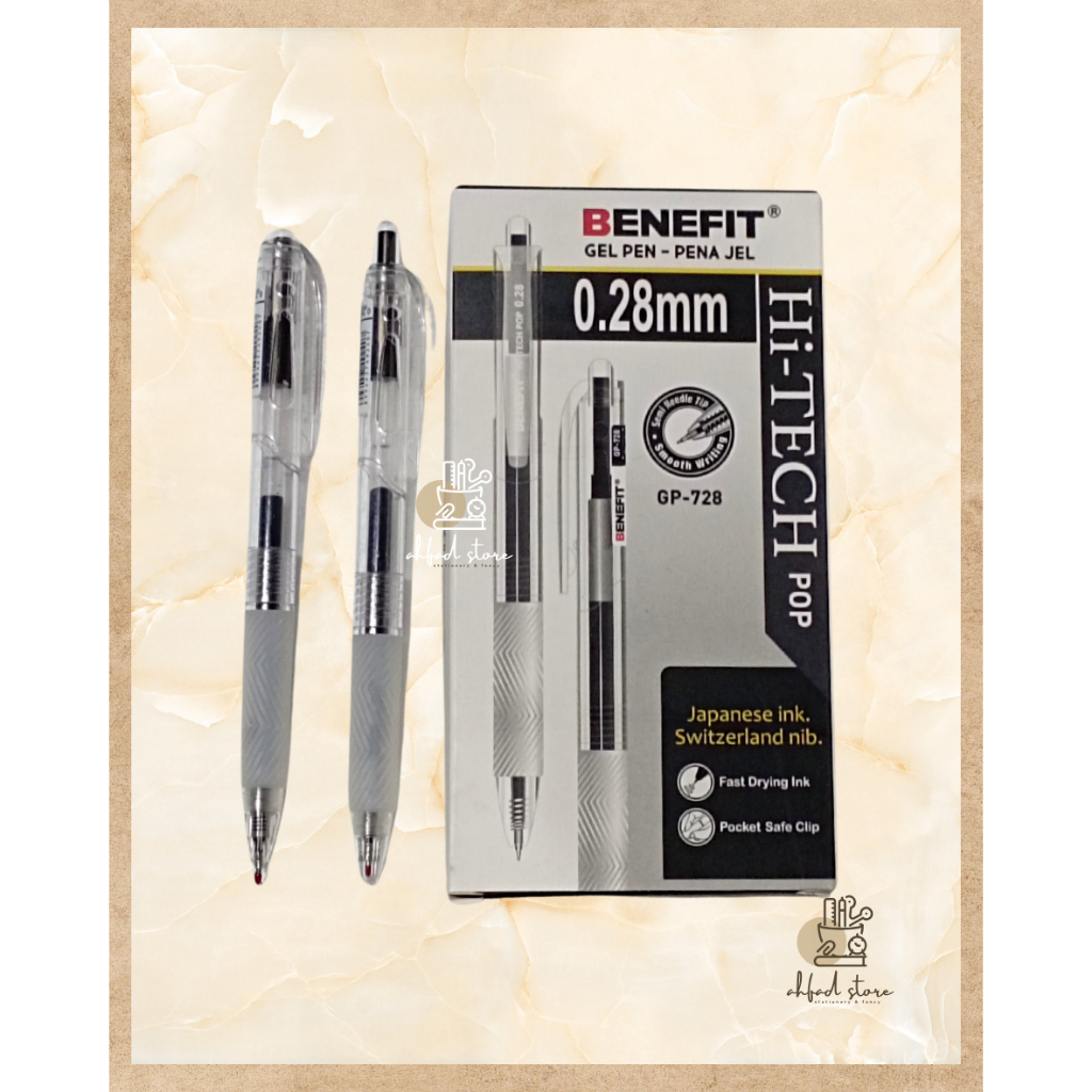 

Benefit Pulpen Gel Pen Hi Tech 0,28mm