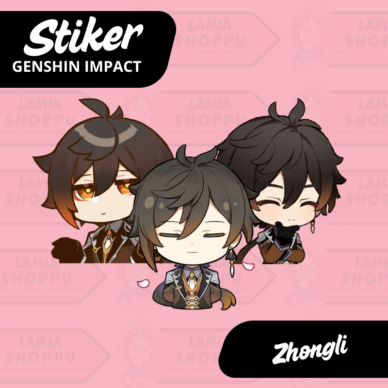 

Sticker Genshin Impact Zhongli | Stiker Zhongli Genshin | Sticker Zhongli GI
