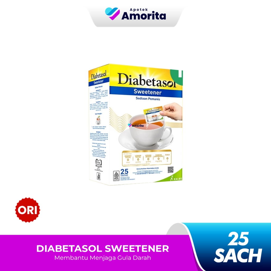 

Diabetasol Sweetener No Calories 25 Sachet
