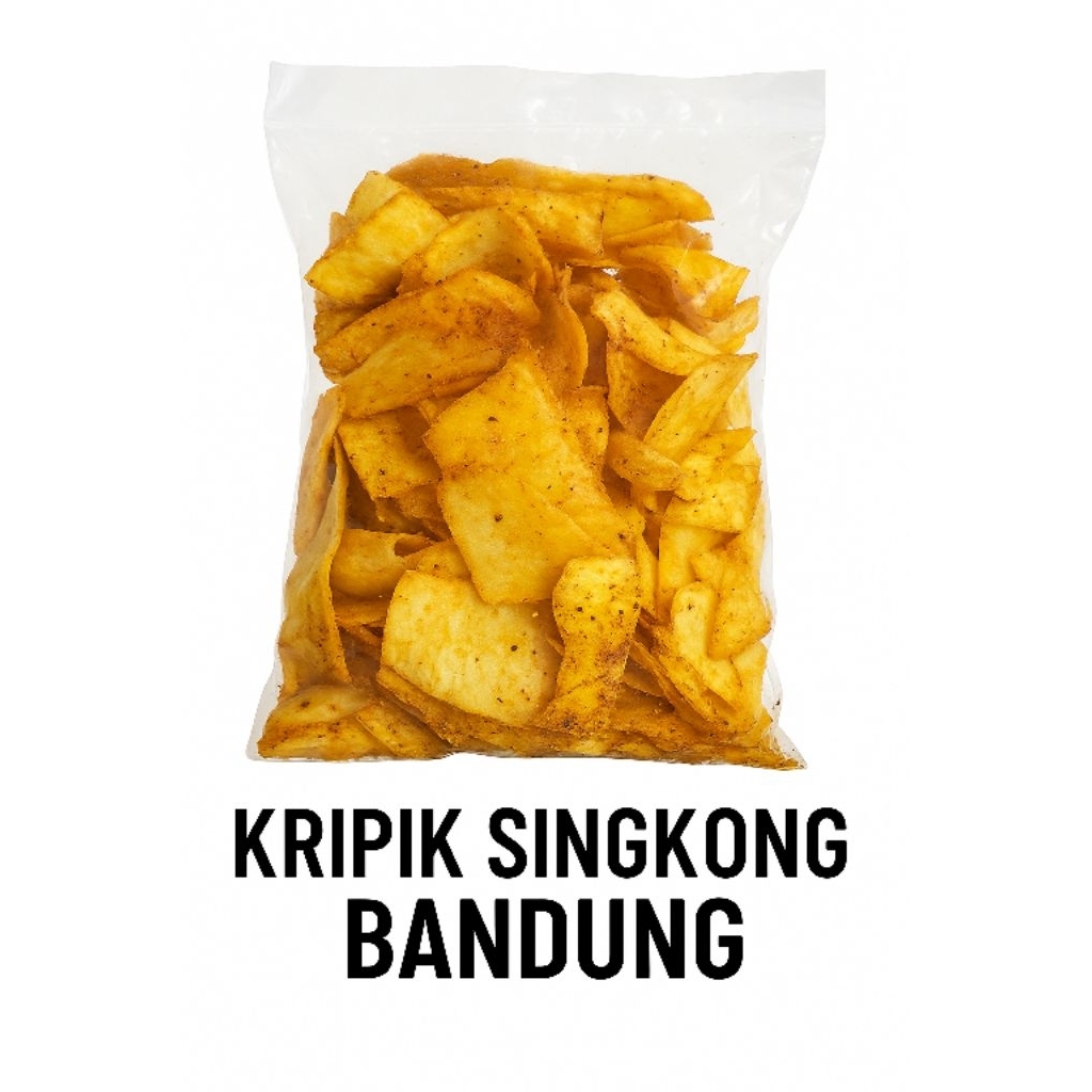 

KERIPIK SINGKONG BANDUNG PEDAS GURIH 250 gr-300gr 100%SINGKONG ASLI TANPA PENGAWET
