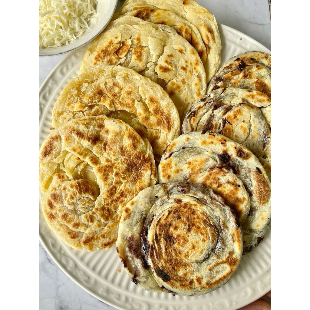 

roti maryam/canai coklat dan original matang