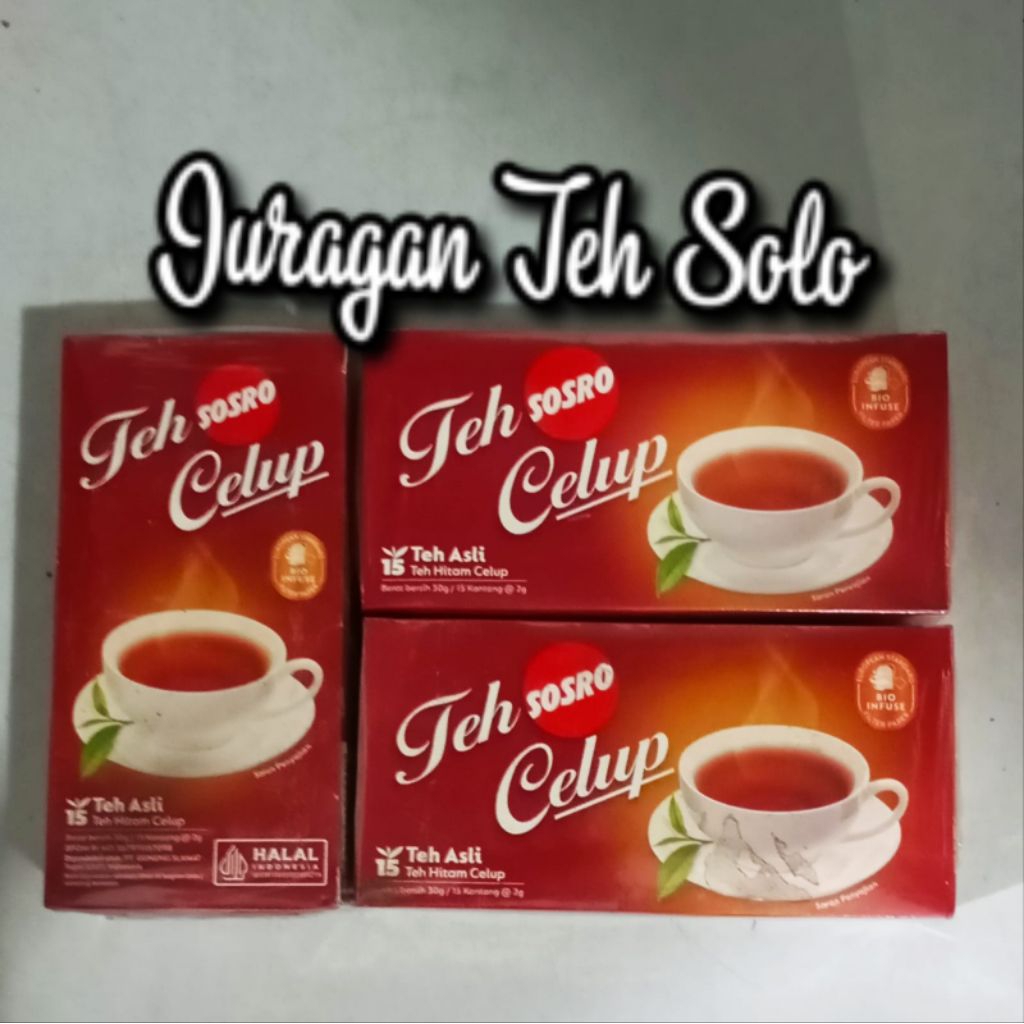 

TEH SOSORO CELUP ISI 15 PCS