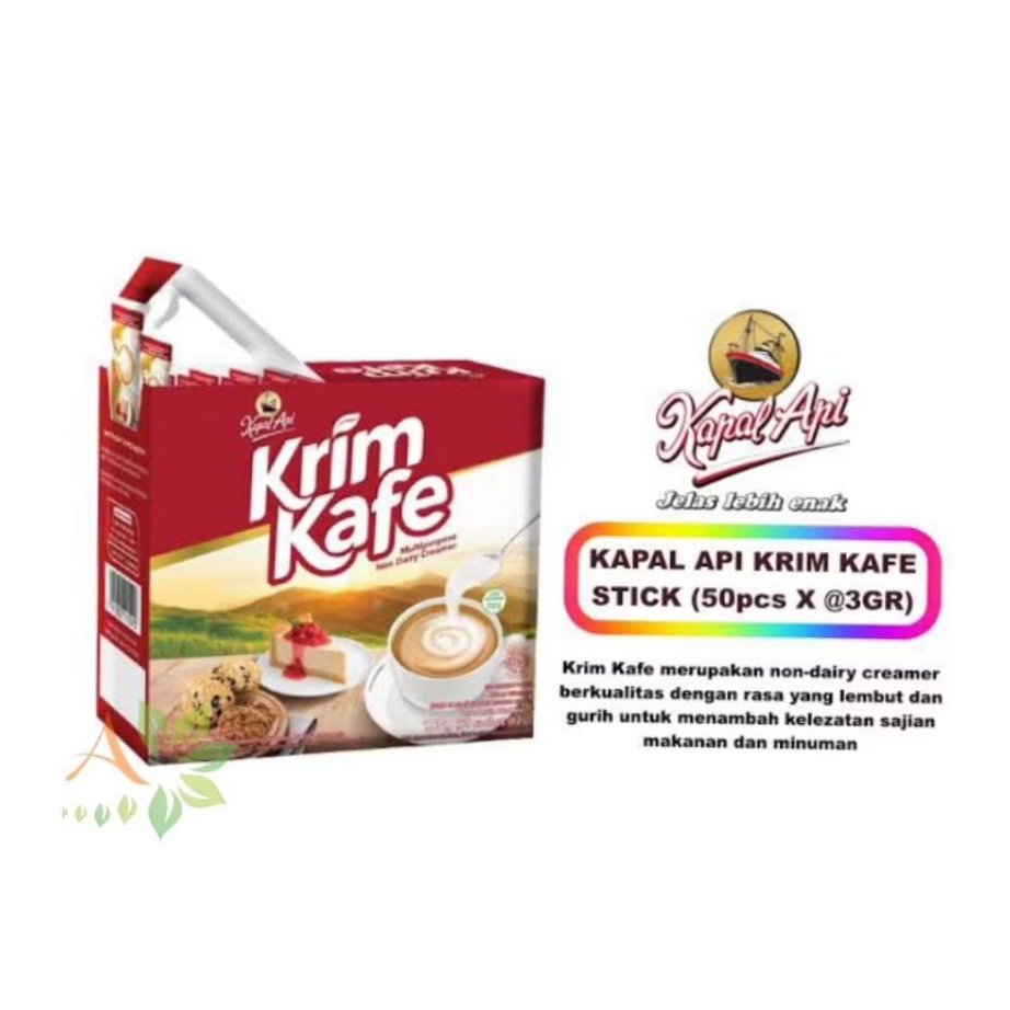 

Kapal Api Krim Kafe Stick 3gr x 50pcs