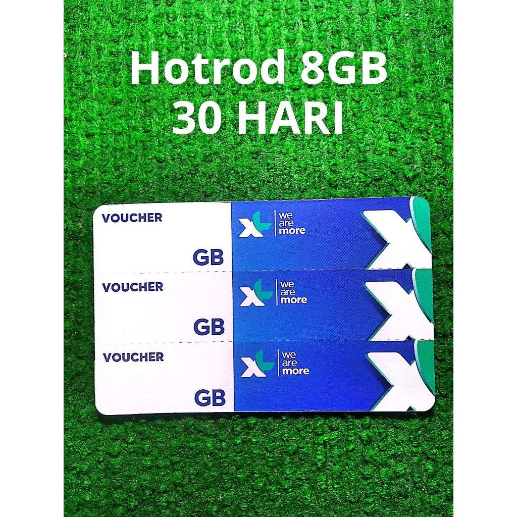 Voucher XL Hotrod 8GB, 30 Hari