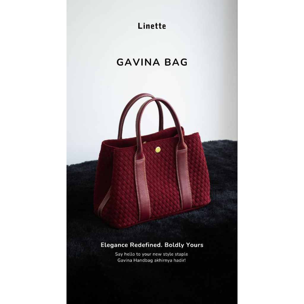 Linette gavina/ handbag anyam/ tas anyam