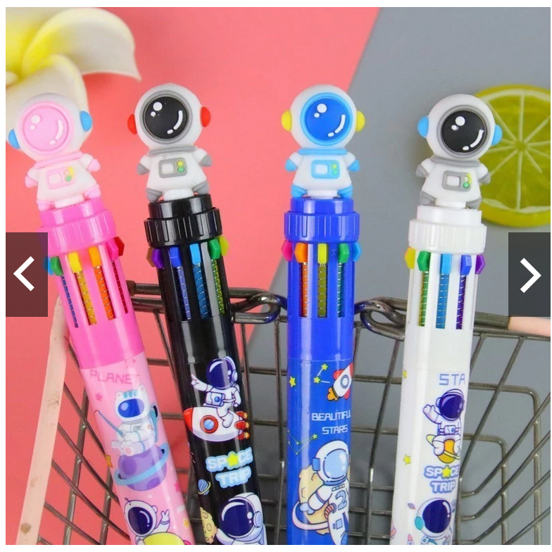

Pulpen Mekanik Pulpen Cetek Pulpen AStronot Bolpen 10 Warna / Pulpen 10 Warna
