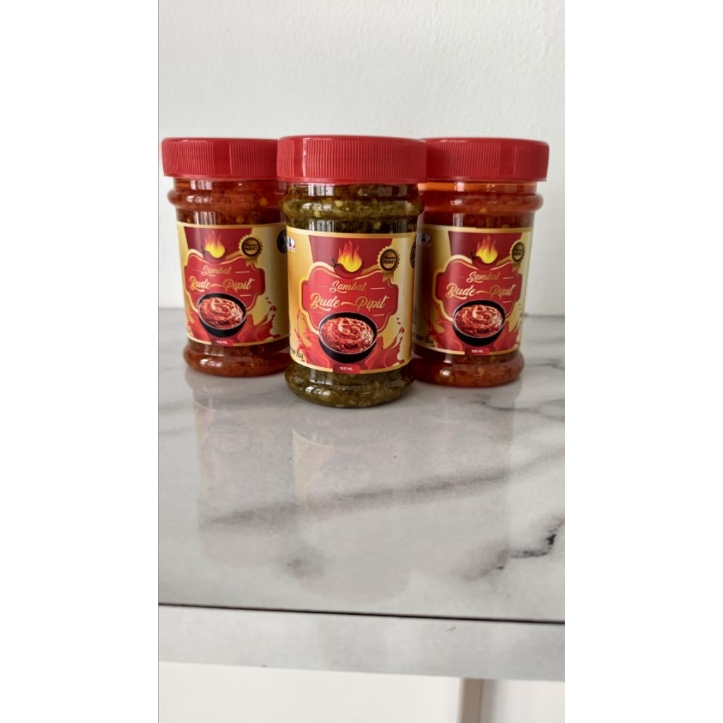 

Sambal Bude Pipit - Paket 2 botol Sambal Bawang + 1 botol Sambal Ijo
