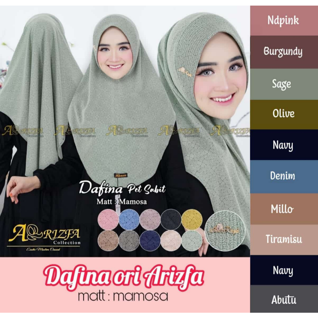 AQRIZFA Collection Dafina Ori Arizfa Matt Mamosa