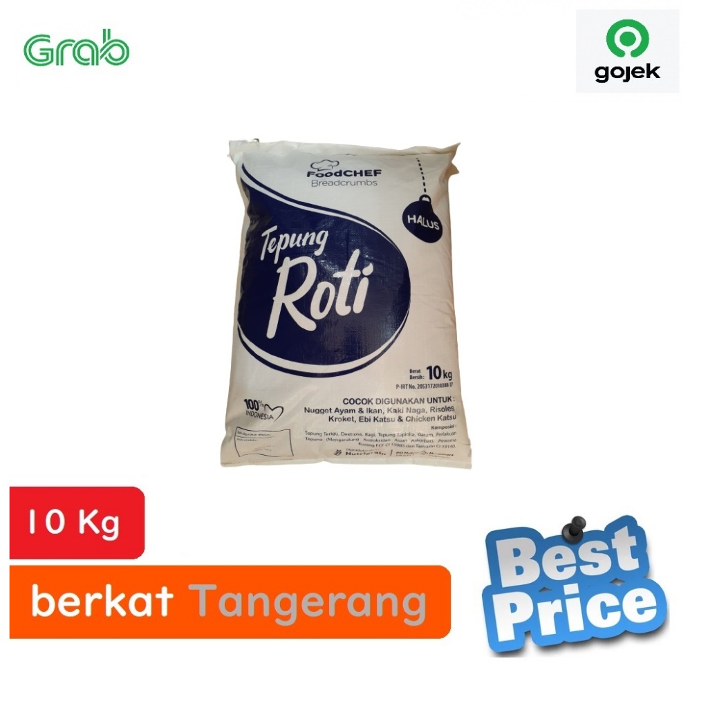 

Foodchef Tepung Roti Halus Panir Breadcrumb 10kg