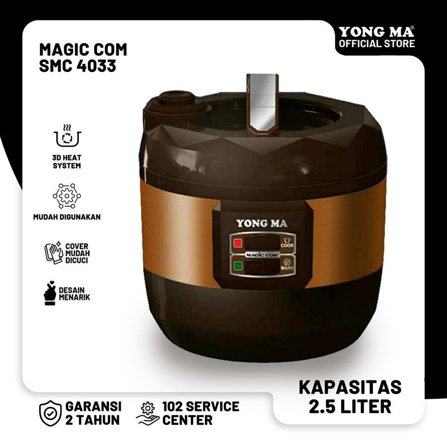 YONG MA MANUAL RICE COOKER / MAGIC COM SMC 4033 (2.5 Lt) / YONG MA MAGIC COM BATAM