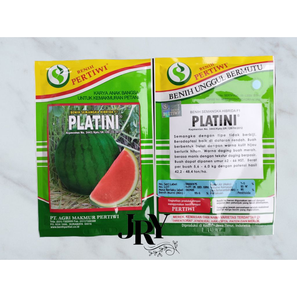 

Semangka Platini 20 gr Non biji