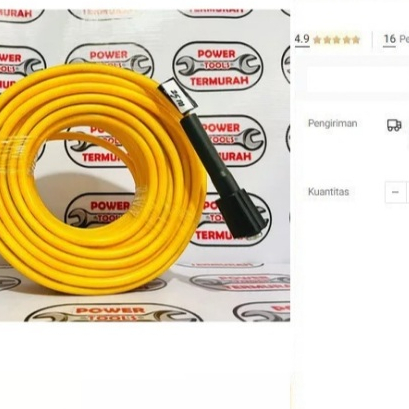 

XENON Selang Jet Cleaner 25 meter Mesin Steam m22