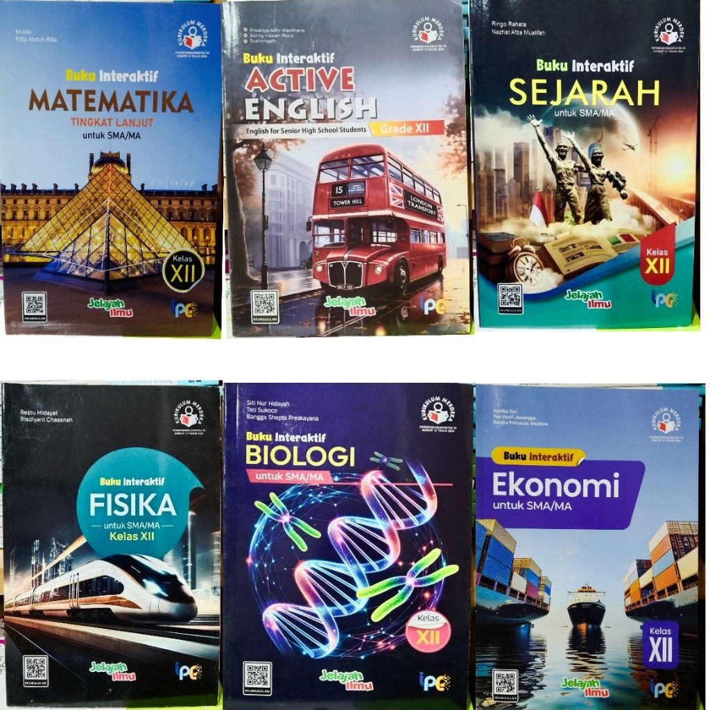 Jelajah Ilmu Buku Interaktif Biologi Active English Ekonomi Fisika Sejarah Matematika Tingkat Lanjut
