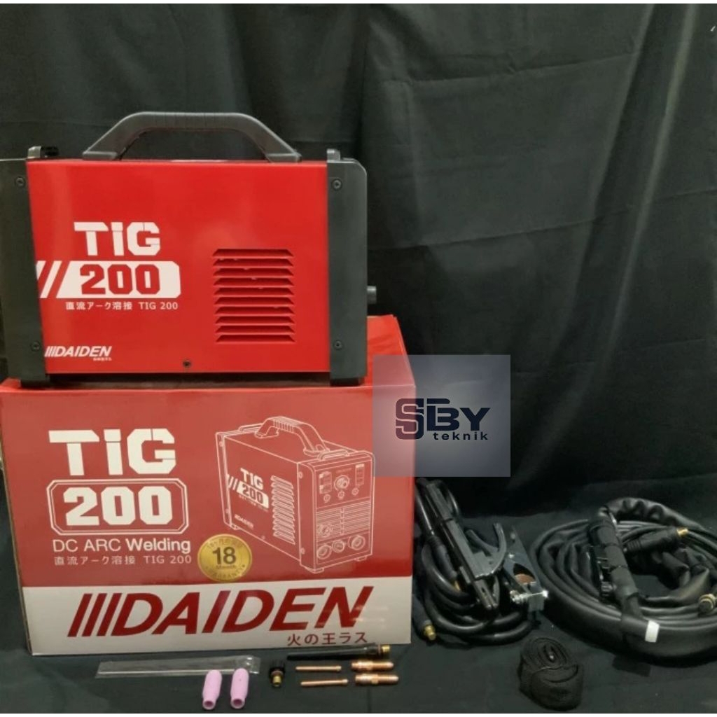 TRAVO LAS DAIDEN TIG 200 PULSE/MESIN LAS DAIDEN TIG 200/TRAFO LAS DAIDEN TIG 200/TIG 200 A/TIG 200 A