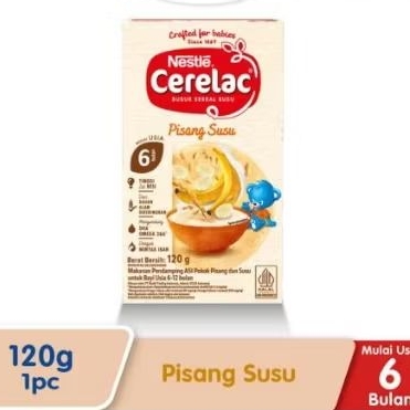cerelac pisang susu 120gr 6+