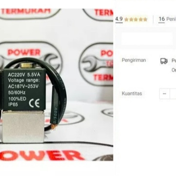 

SELENOID VALVE OTOMATIS KOMPRESOR OIL LESS PRESSURE SWITCH COMPRESSOR