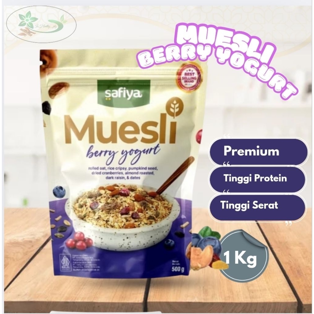 

Muesli Berry Yogurt Safiya 1 Kg Oatmeal