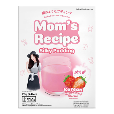 

Mom's Recipe Silky Pudding Instan Stroberi 155 g