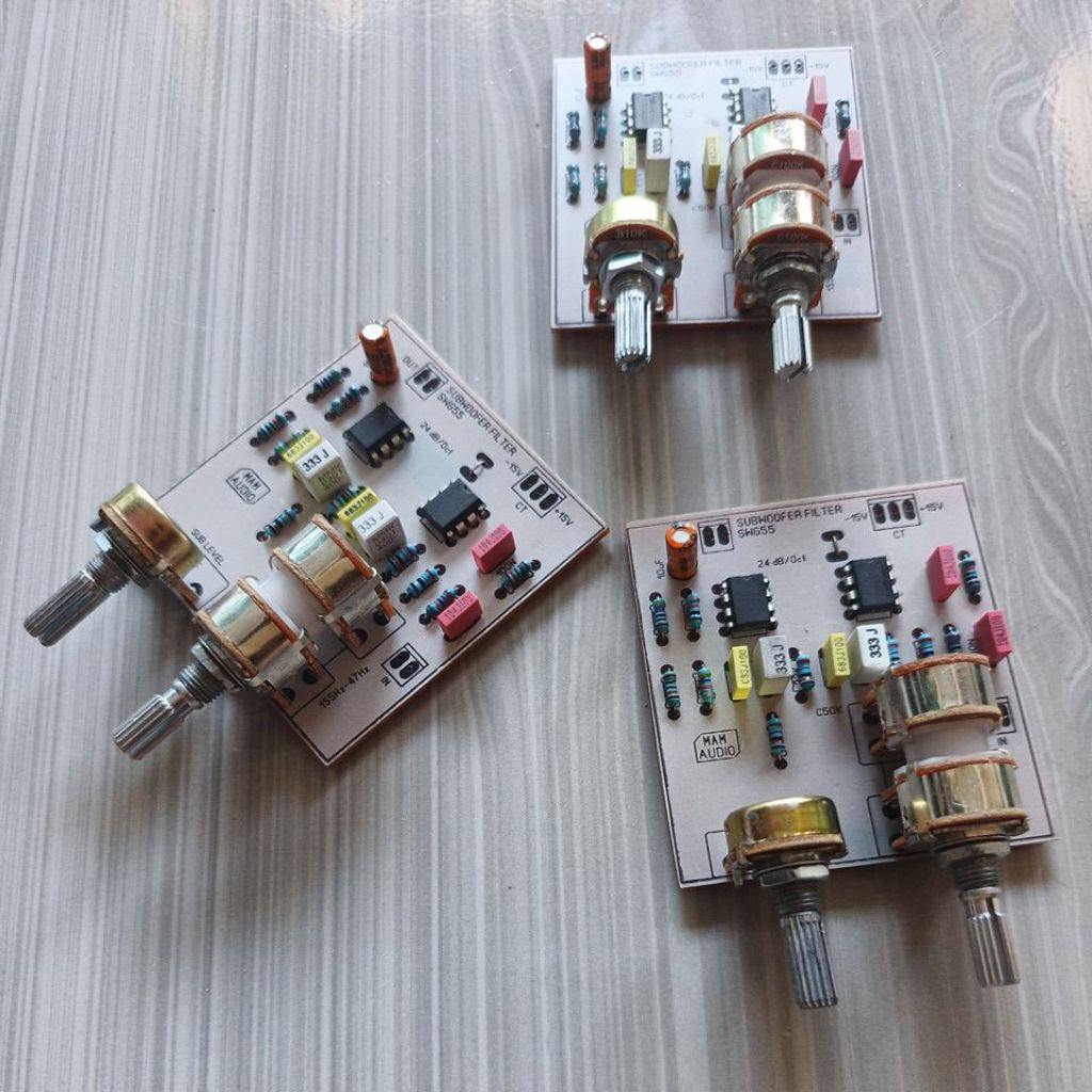 SUBWOOFER FILTER MAM SWG55 24DB | SUBWOOFER CONTROLLER | LPF SUBWOOFER KOMPONEN ORI BERKUALITAS