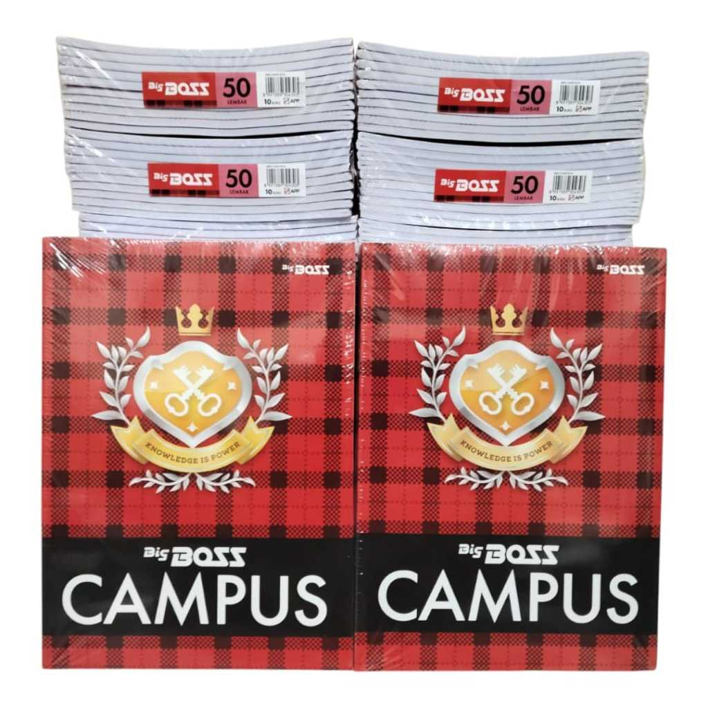 

Buku Tulis Campus Big Boss 36 Lembar & 50 Lembar ISI 10 Buku
