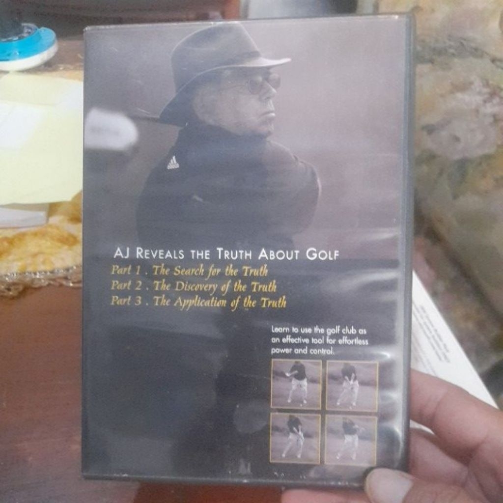 dvd golf  AJ . Reveals the truth about golf