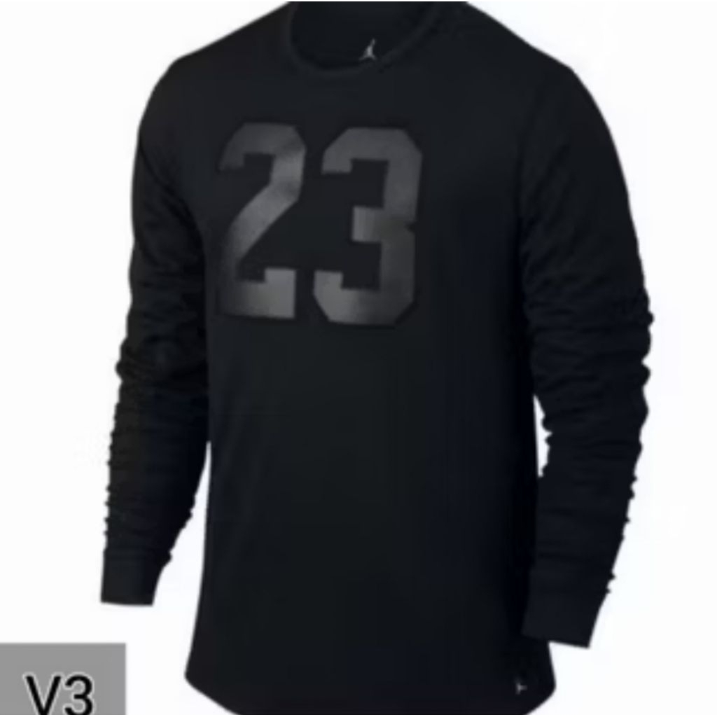 KAOS BAJU LENGAN PANJANG JORDAN 23SILVER SERIES / PRIA WANITA / COMBED 30S / COD