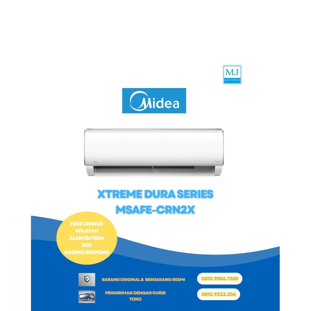AC MIDEA 1PK MSAF-09CRN2X