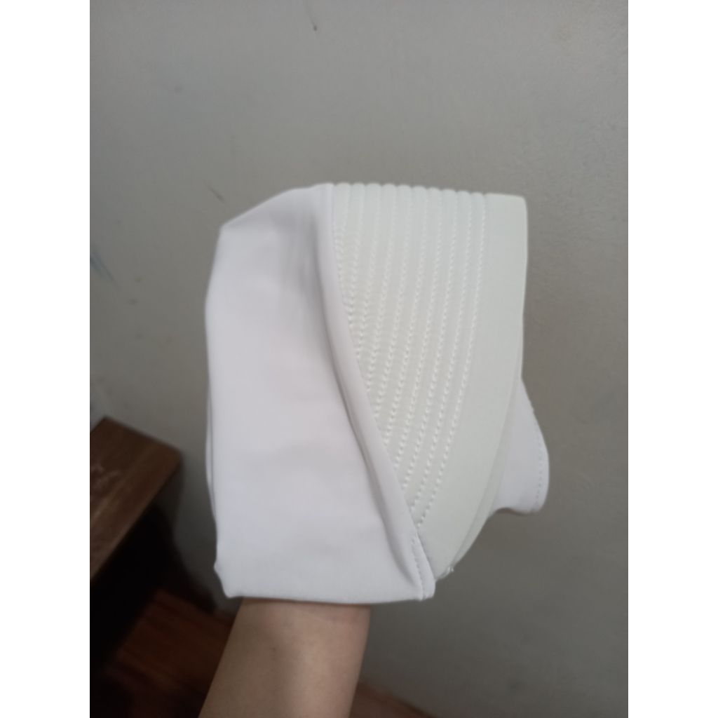 [NO NEGO] Hijab Bergo Snada Sport warna putih