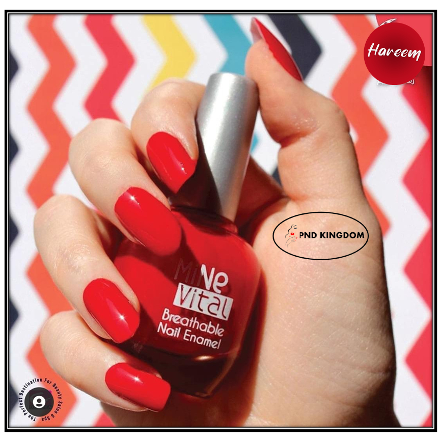 [ Wudhu Friendly ] HAREEM MINEVITAL Kutek Halal Nail Polish Breathable Nail Enamel