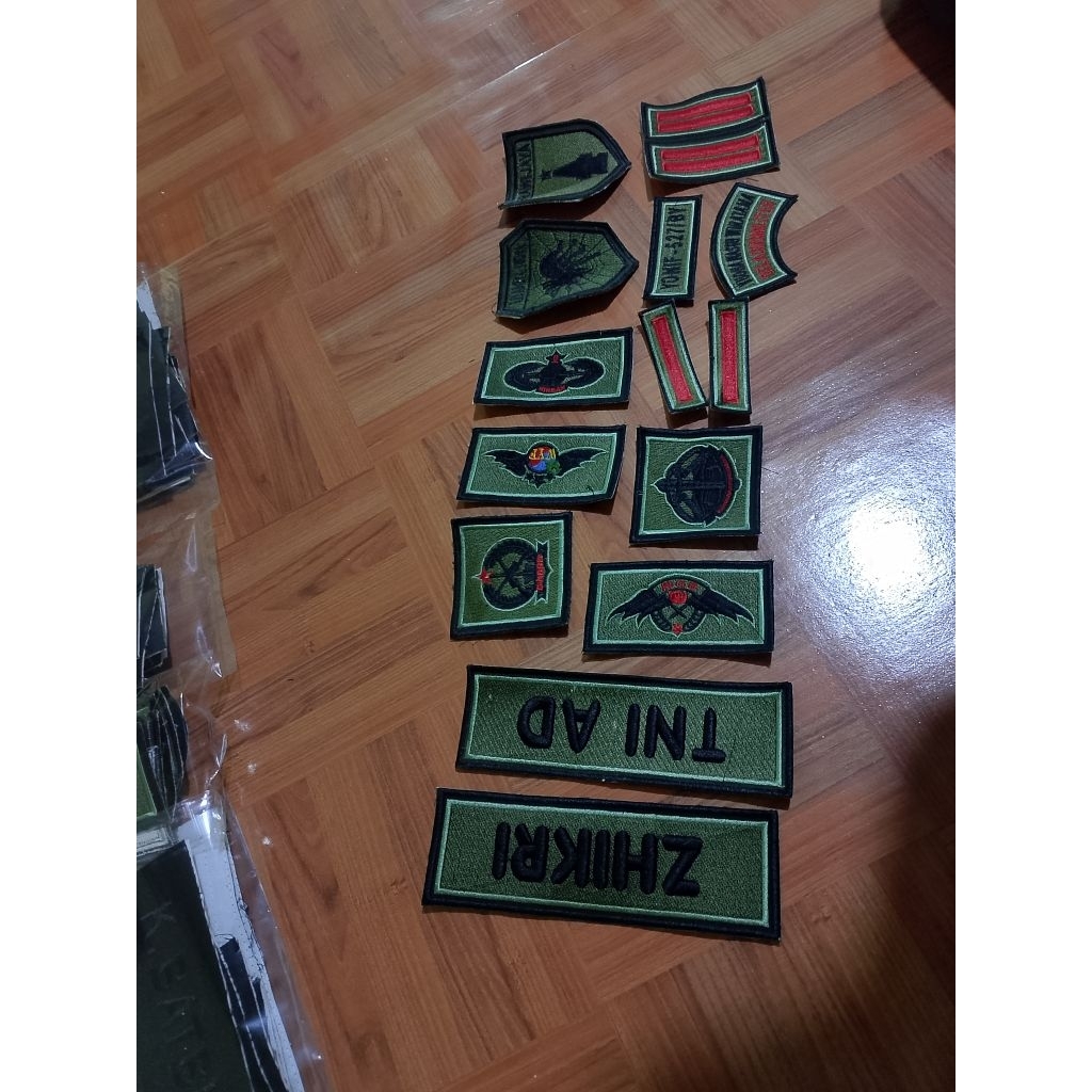 Logo Atribut TNI AD 1 set