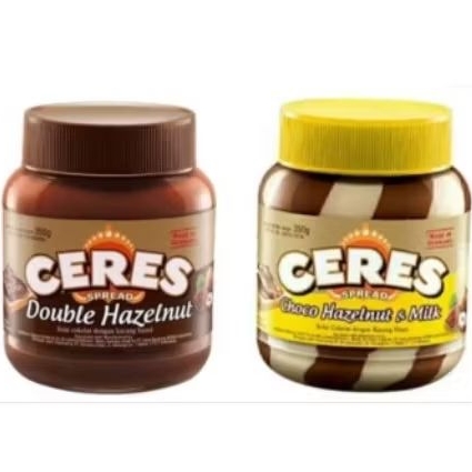 

selai Ceres spread/selai Ceres choco double hazelnut 350g/selai choco milk hazelnut