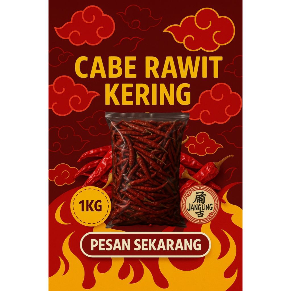 

Cabai kering 1kg | import super pedas