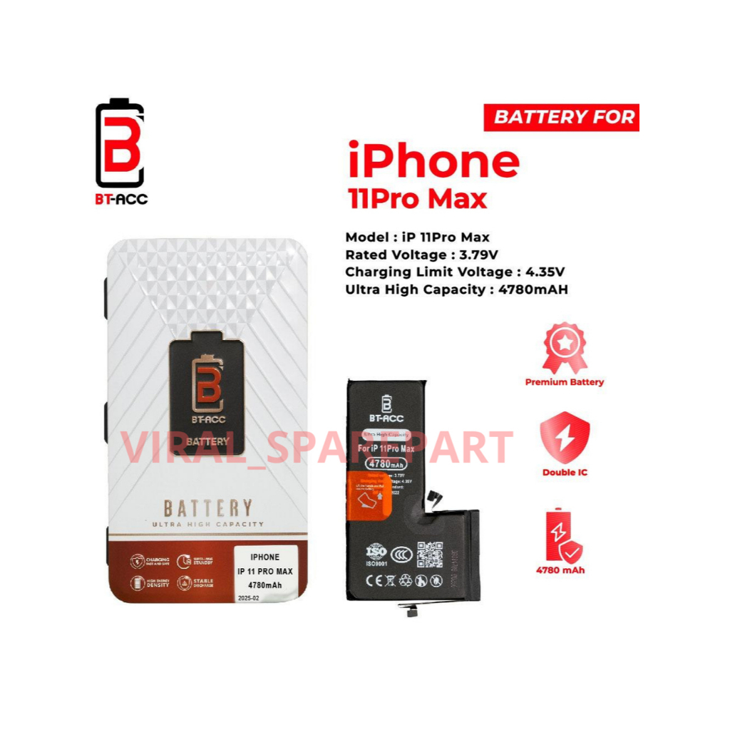 BATTERY BATERAI BATRE BATRAI IPHONE 11 PRO MAX