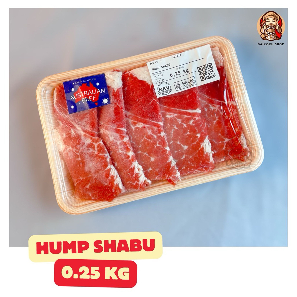 

Frozen Beef AUSTRALIAN HUMP SHABU 250gr & 500gr