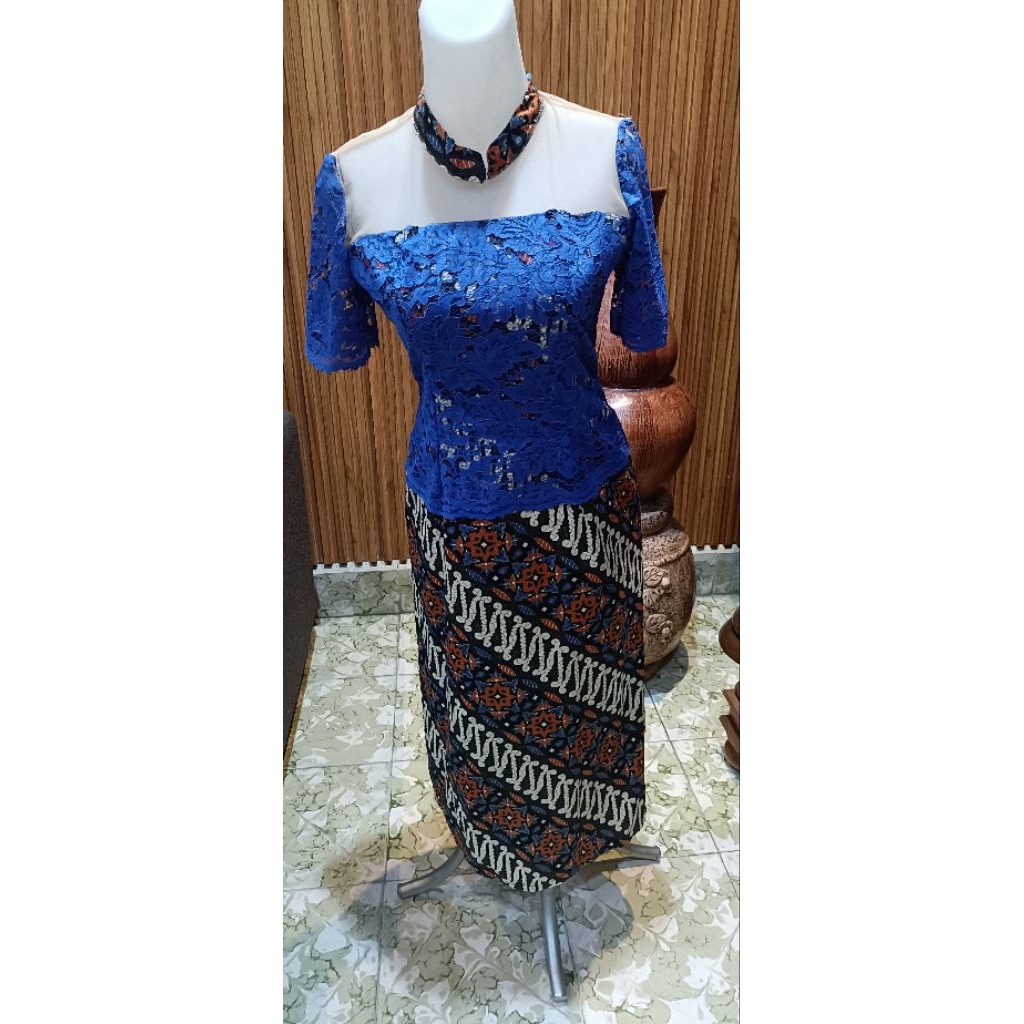 Dress Batik Kombinasi LD Kecil