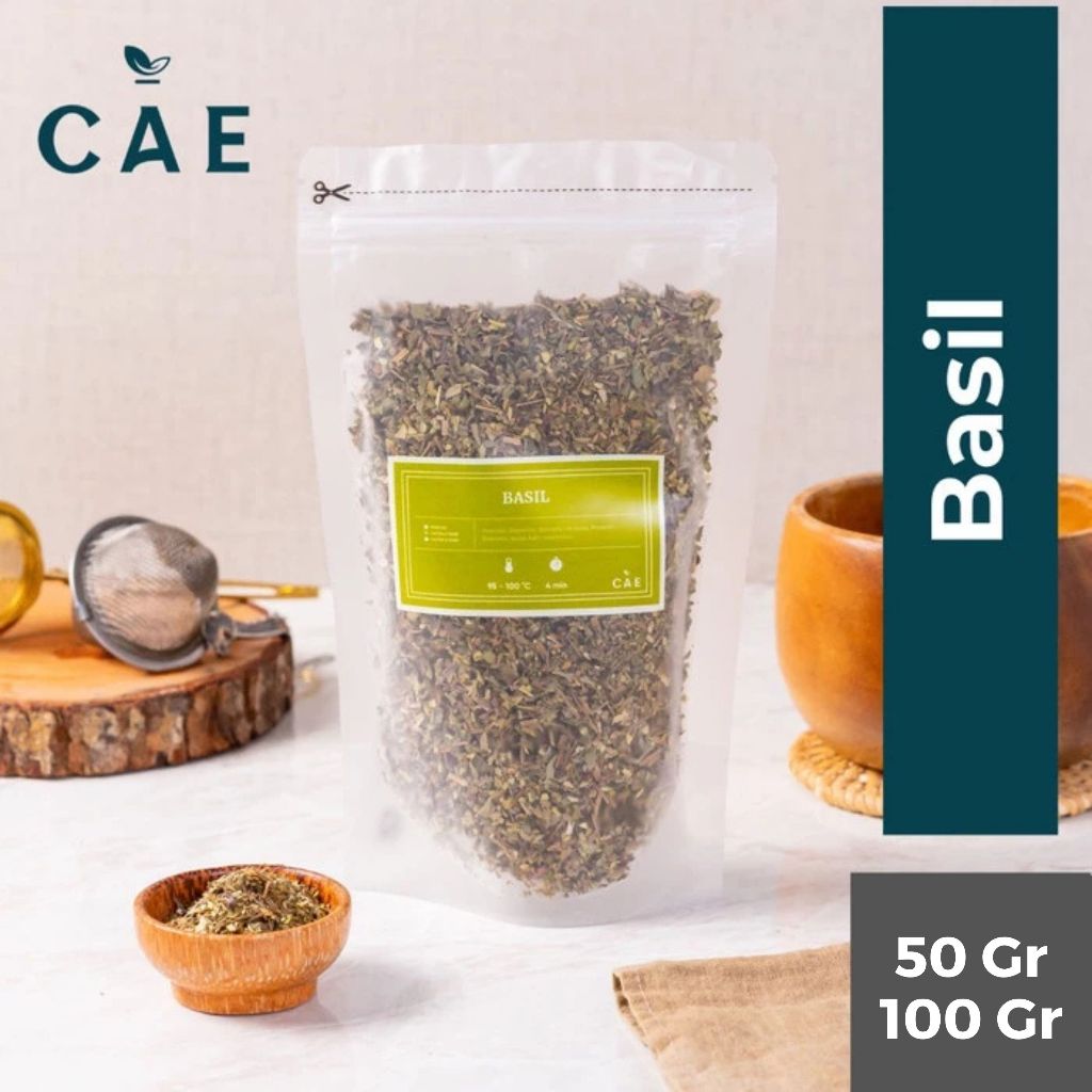

Dried Basil Leaves Daun Kemangi Kering Leaf Rempah Organik Premium