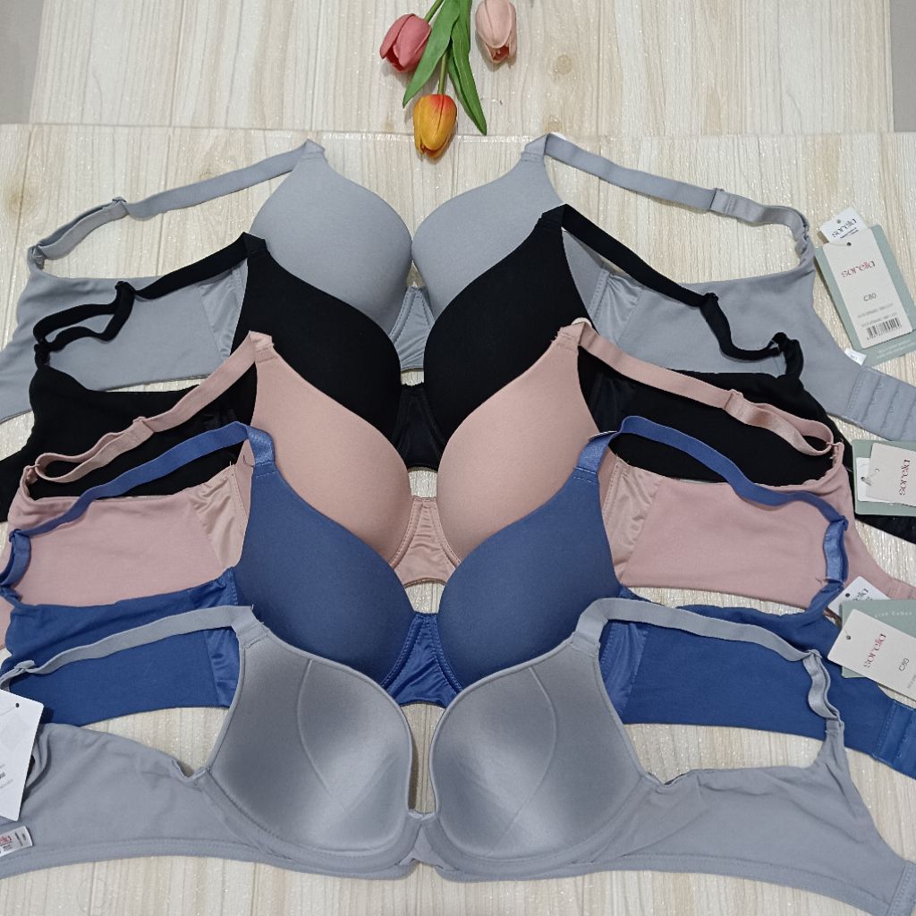 Sorella bra  berkawat busa tipis full cup size 34/36/38/40 cup C. D